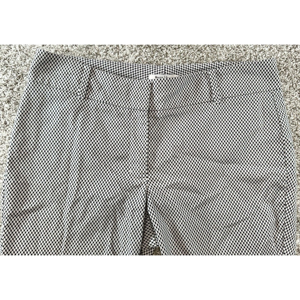 White House Black Market Womens Dress Pants Slim Ankle Geometric *MINT* Size 12 - Picture 5 of 7